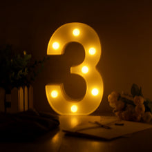 Load image into Gallery viewer, Luminoso led carta luz da noite criativo 26 inglês alfabeto número bateria lâmpada romântico festa de casamento decoração